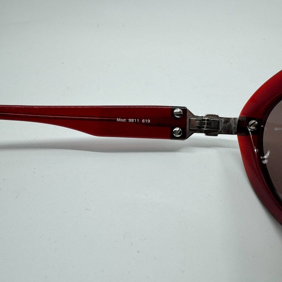 Otto‎ Kern Mod. 9811 619 52 16 Red Oval Sunglasses Frames Oval H9547